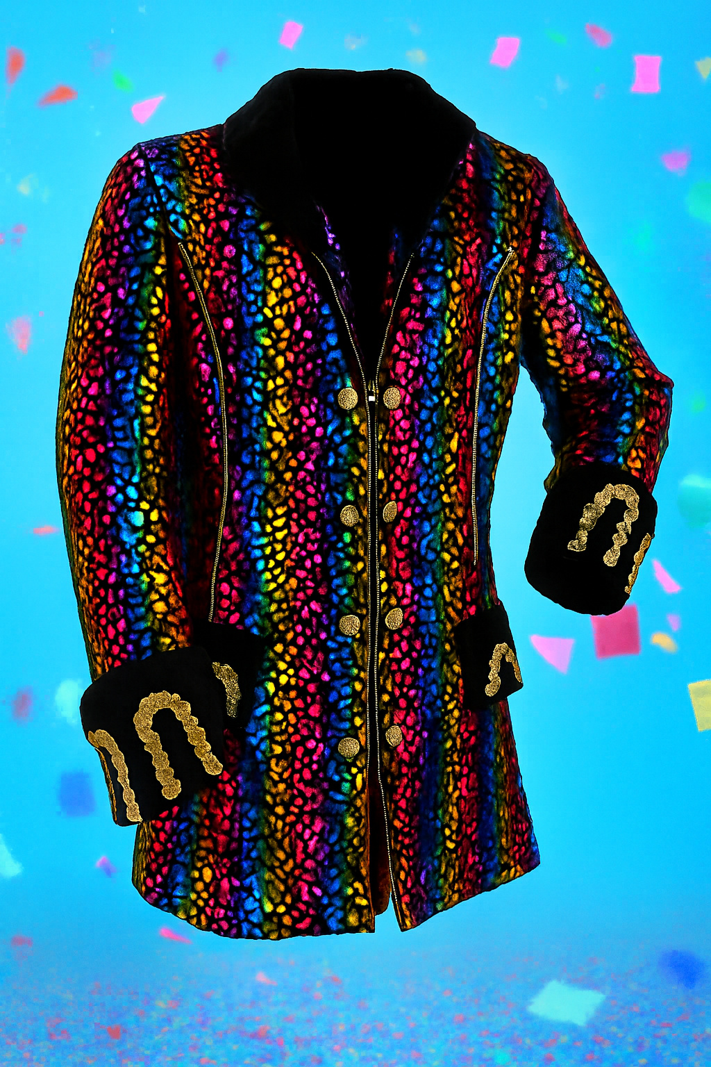 Coat Leo luxury black